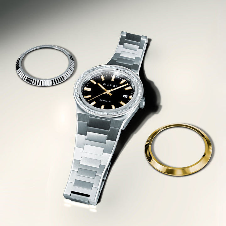 Alicante Rainbow Automatic Black / Stainless Steel | Black Dial