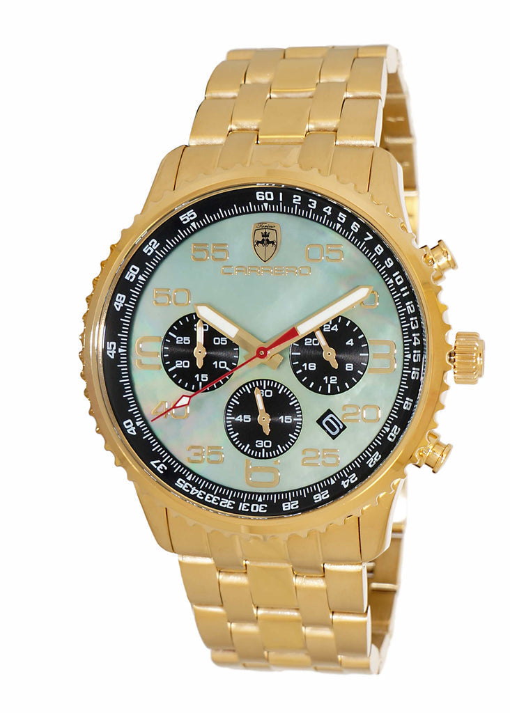 Aureum-MB Goldtone/Green | Green Dial
