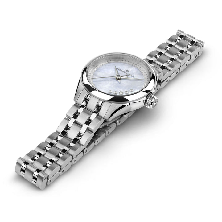 Jazzmaster White Mother-of-Pearl dial / Silver Stainless Steel Bracelet Mother-o