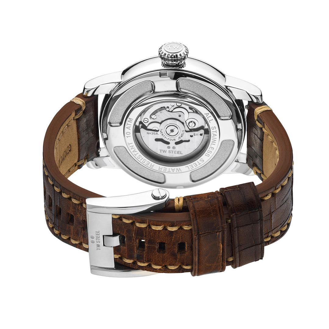 Maverick 48mm / Cream / Brown | Cream Dial