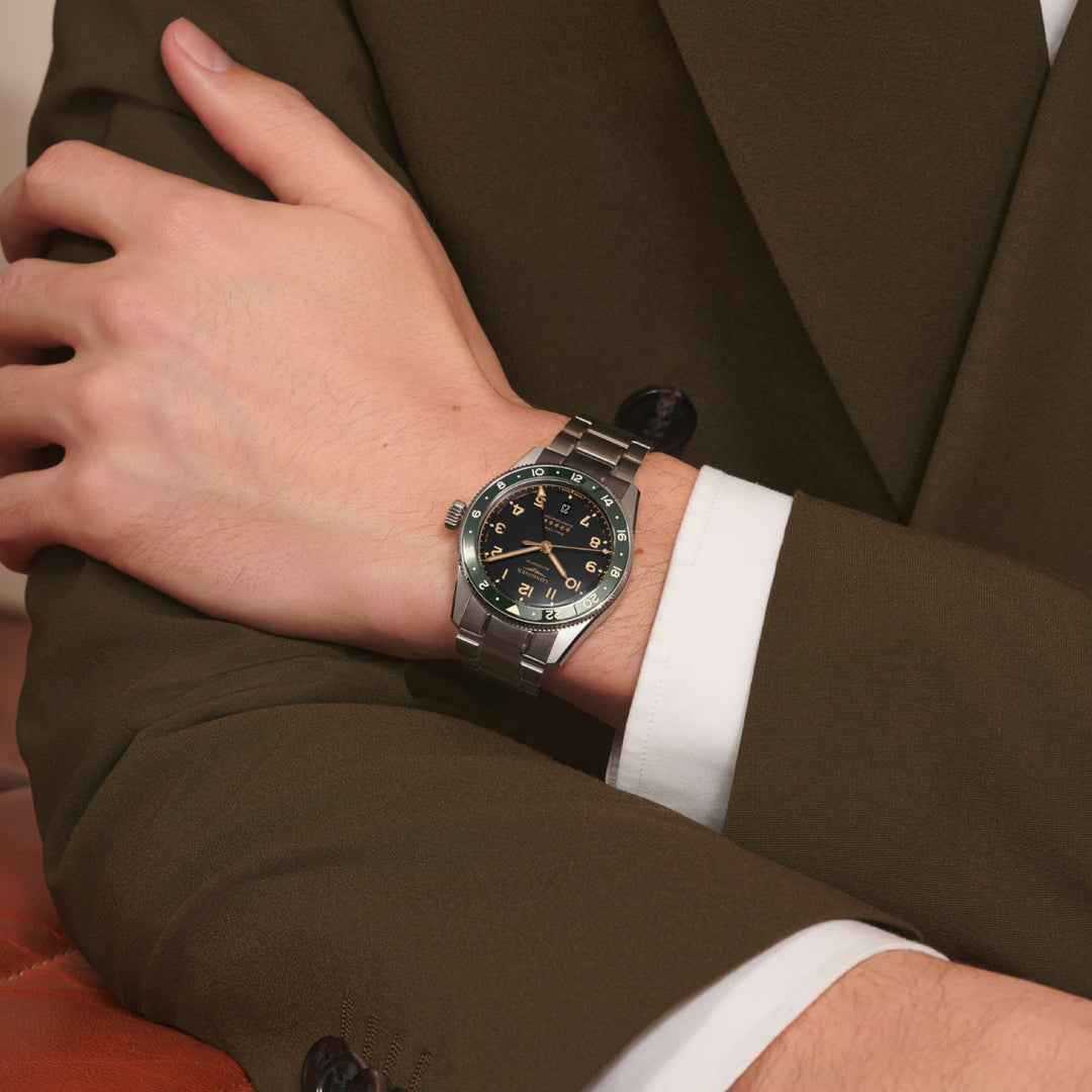 SPIRIT ZULU TIME Black / Stainless Steel | Black Dial