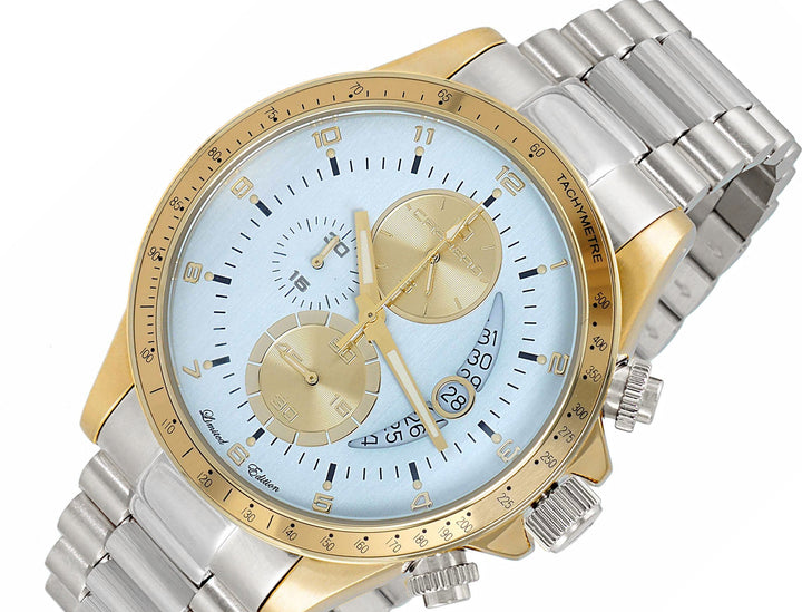 WINNER CIRCLE Light Blue/2-Tone Gold_SS Light Blue Dial