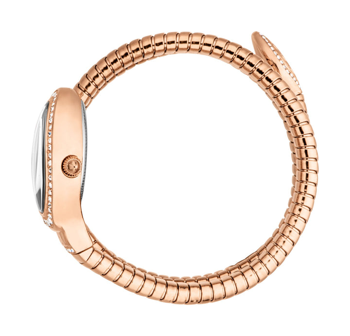 Carezza 22mm / Silver / Rose Gold | Silver Dial