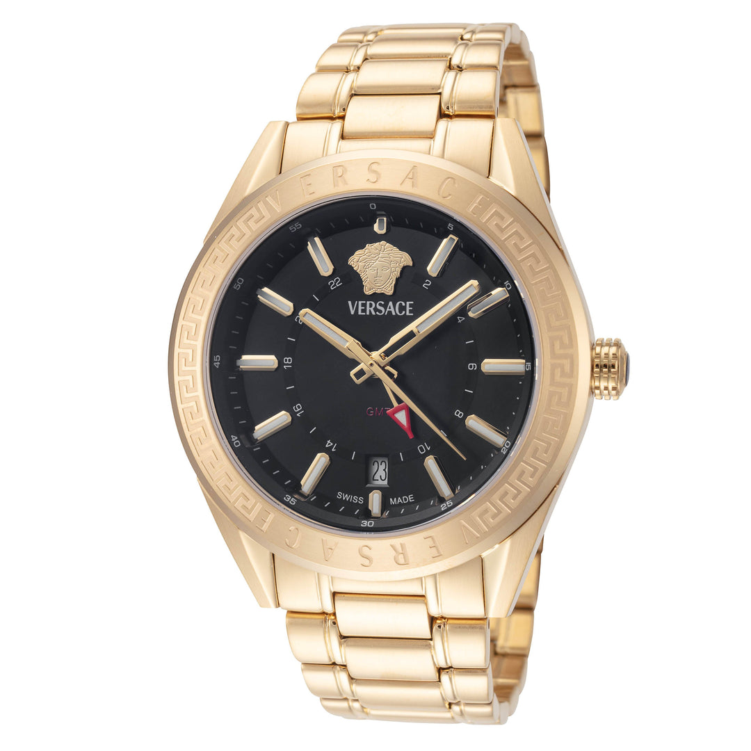 V-Code 42mm / Black / Gold | Black Dial