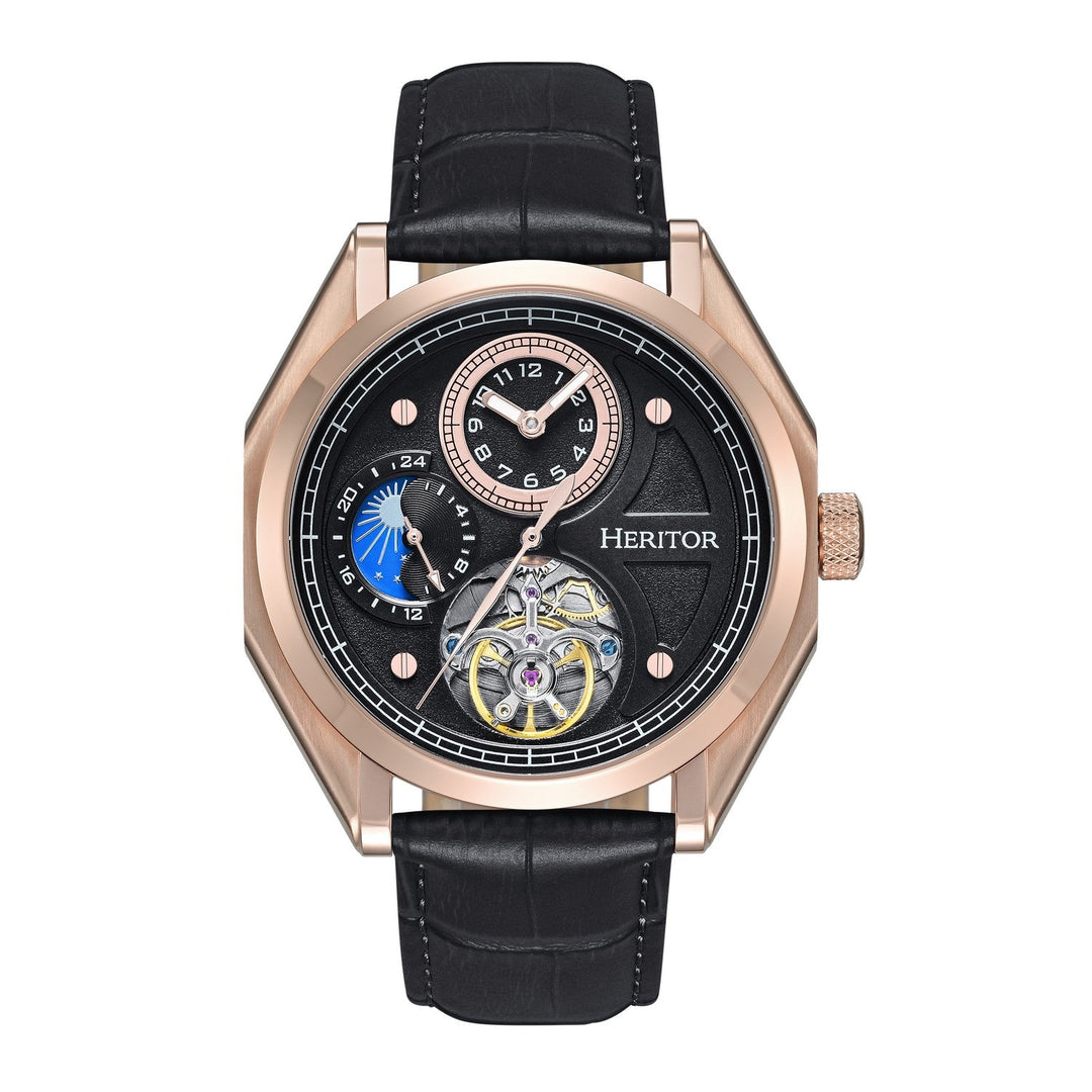 Antoni Rose Gold / Black | Black Dial