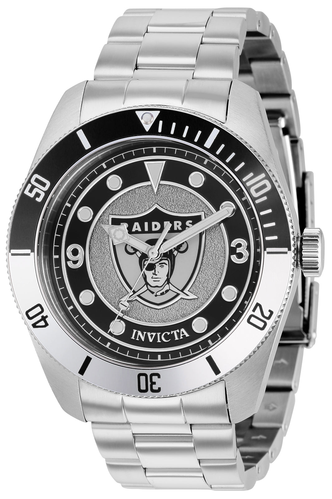 NFL 47mm / Black and Grey / Silver | Black and Grey Dial