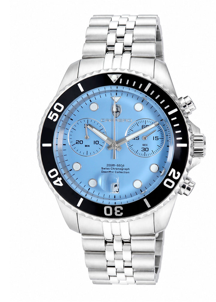 DeepMar Collection LIGHT BLUE / BLACK Light Blue Dial