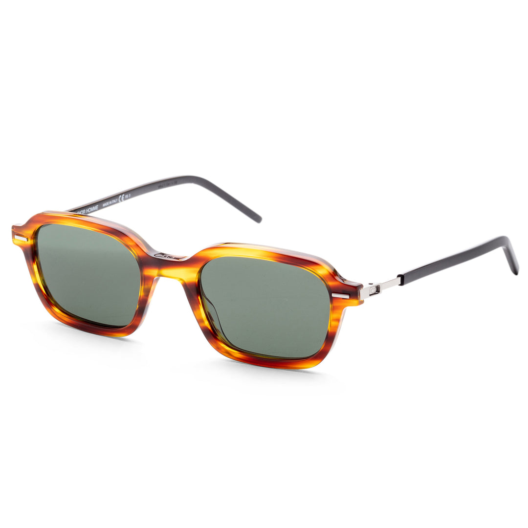 Fashion Light Havana Frame, Green Lens |  Dial