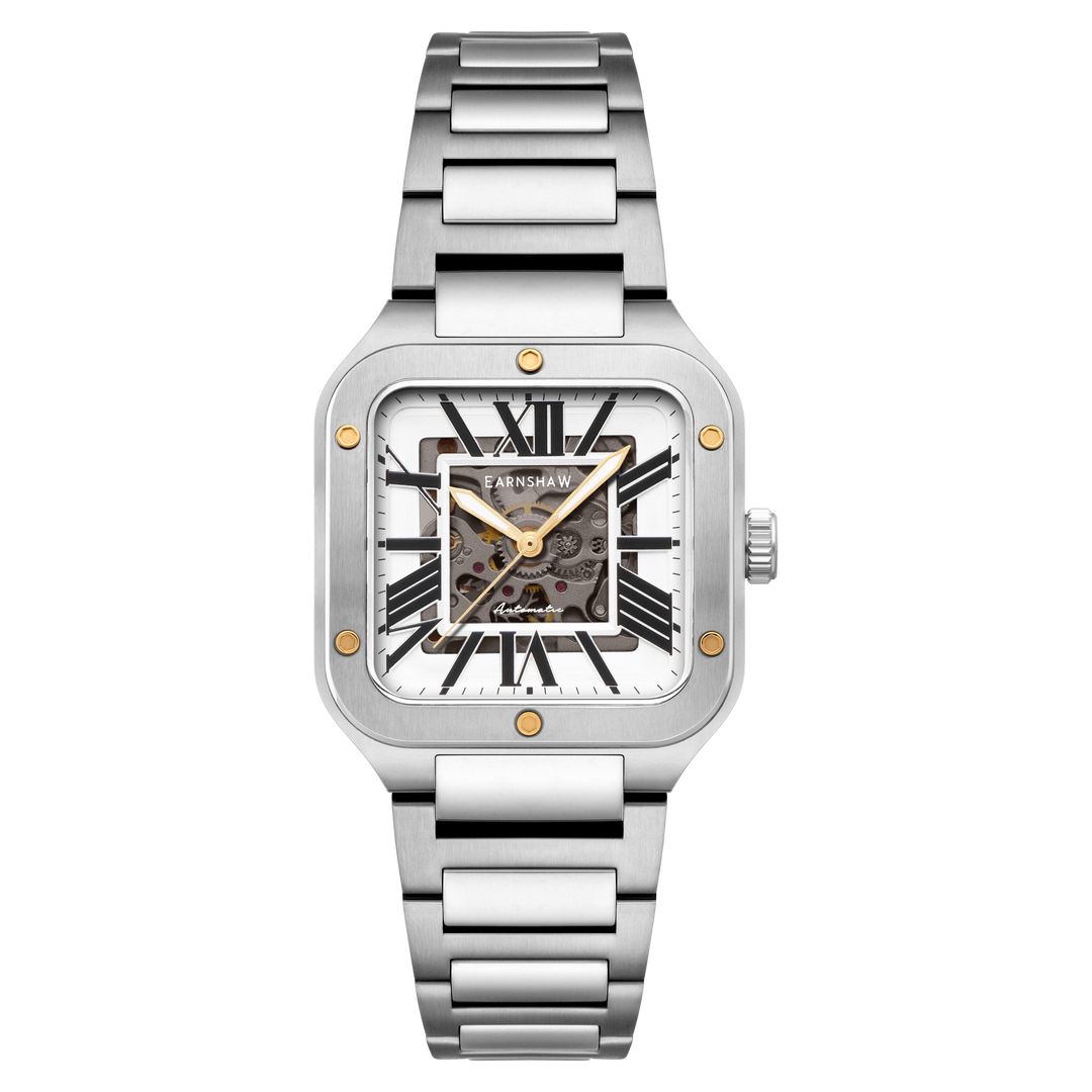 Engineer Lennox Skeleton Automatic White / Stainless Steel White Dial