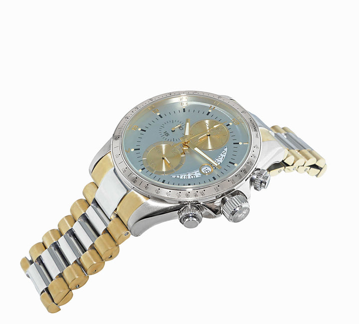WINNER CIRCLE Light Blue-SS /2-Tone Gold Light Blue Dial