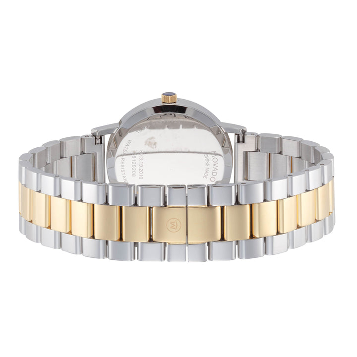 Corporate 40mm / Black Stick Index / Silver and Gold | Black Dial