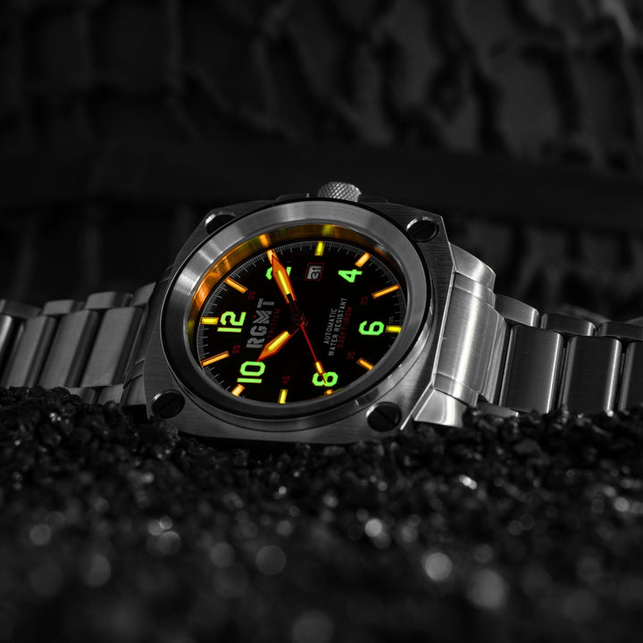Altimeter Tritium Automatic Black /Stainless Steel Black Dial