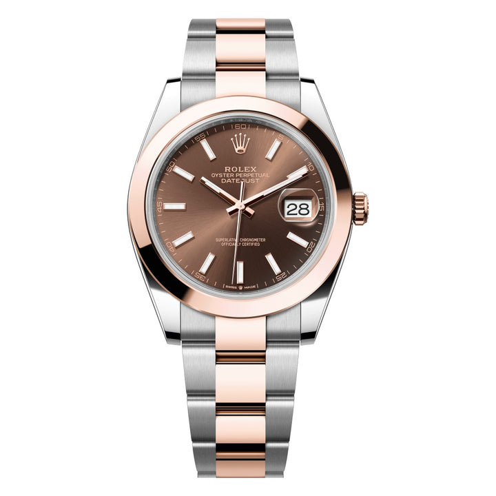 Rolex Datejust 41 126301 - 41mm Oystersteel & Everose Gold (Smooth) - Jubilee