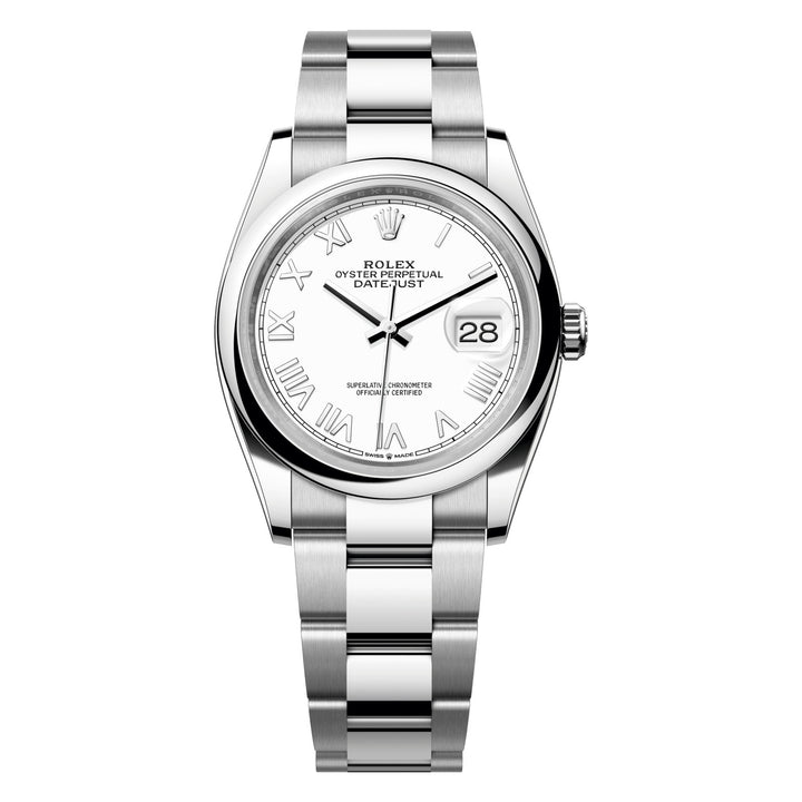 Rolex Datejust 36 126200 - 36mm Oystersteel (Smooth) - Oyster