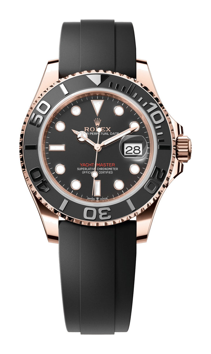Rolex Yacht-Master 40 126655 - 40mm Everose Gold - Oysterflex