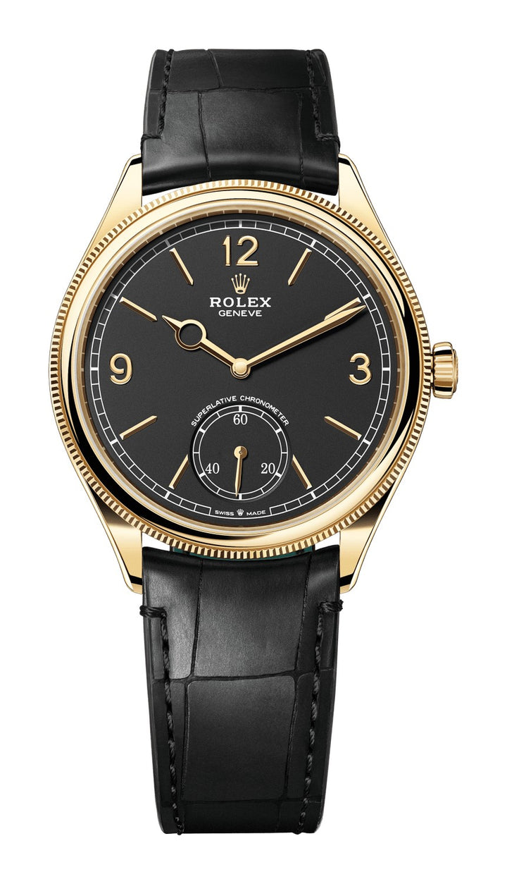 Rolex 1908 52508 - 39mm Yellow Gold - Leather Strap