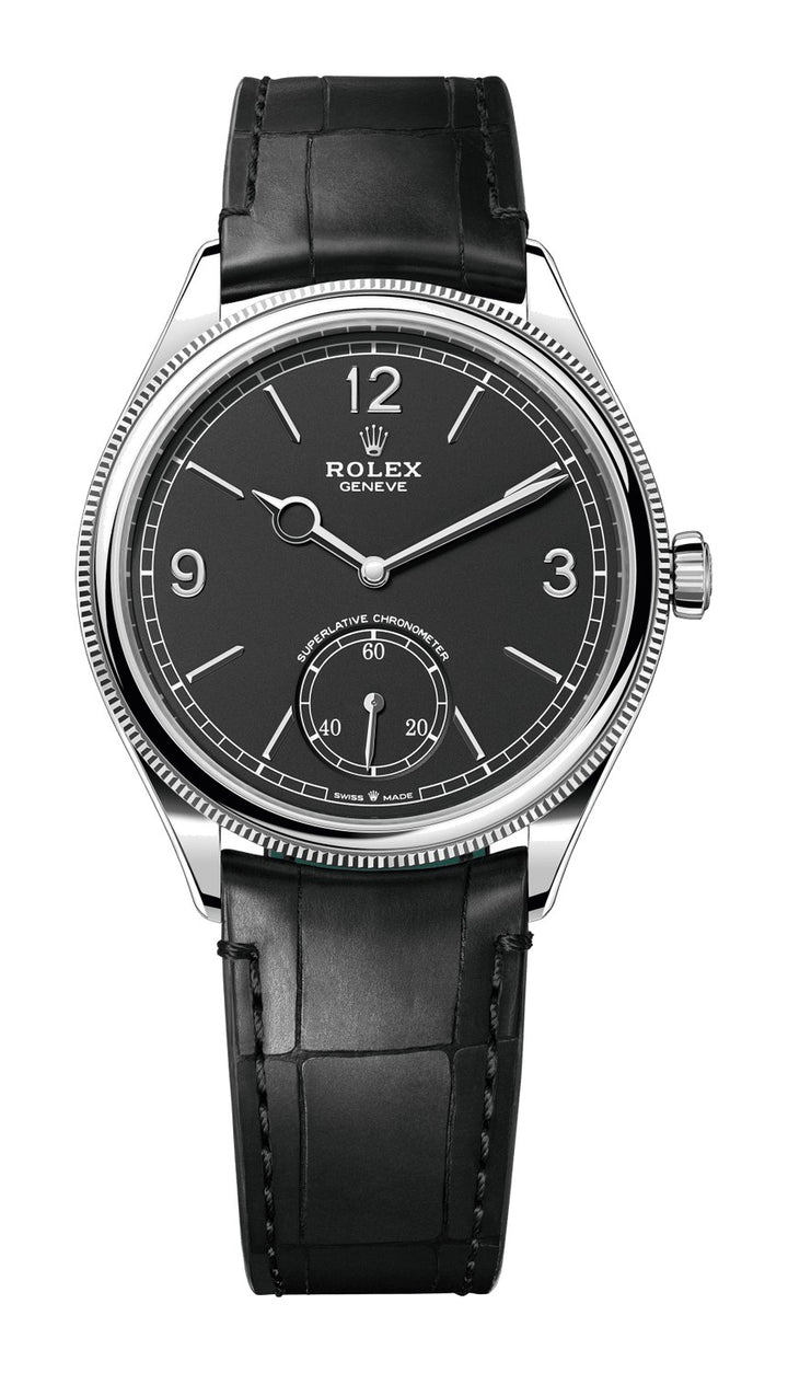 Rolex 1908 52509 - 39mm White Gold - Leather Strap