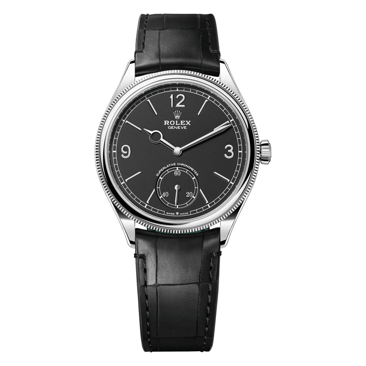 Rolex 1908 52509 - 39mm White Gold - Leather Strap