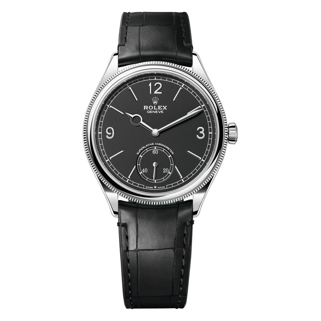 Rolex 1908 52509 - 39mm White Gold - Leather Strap