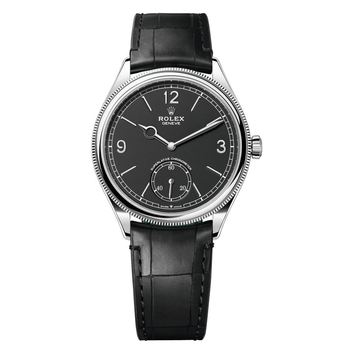 Rolex 1908 52509 - 39mm White Gold - Leather Strap