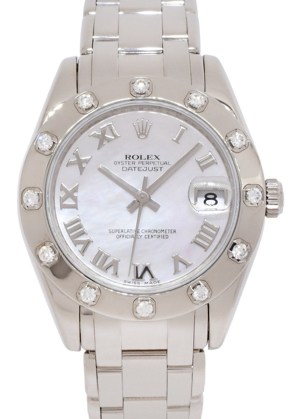 Rolex Pearlmaster 34 81319 - 34mm White Gold (Diamond Bezel) - Pearlmaster