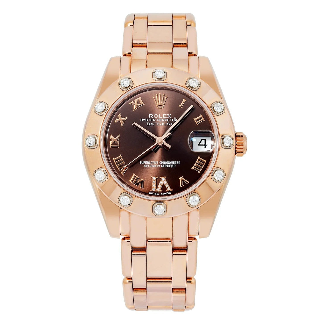 Rolex Pearlmaster 34 81315 - 34mm Everose Gold (Diamond Bezel) - Pearlmaster