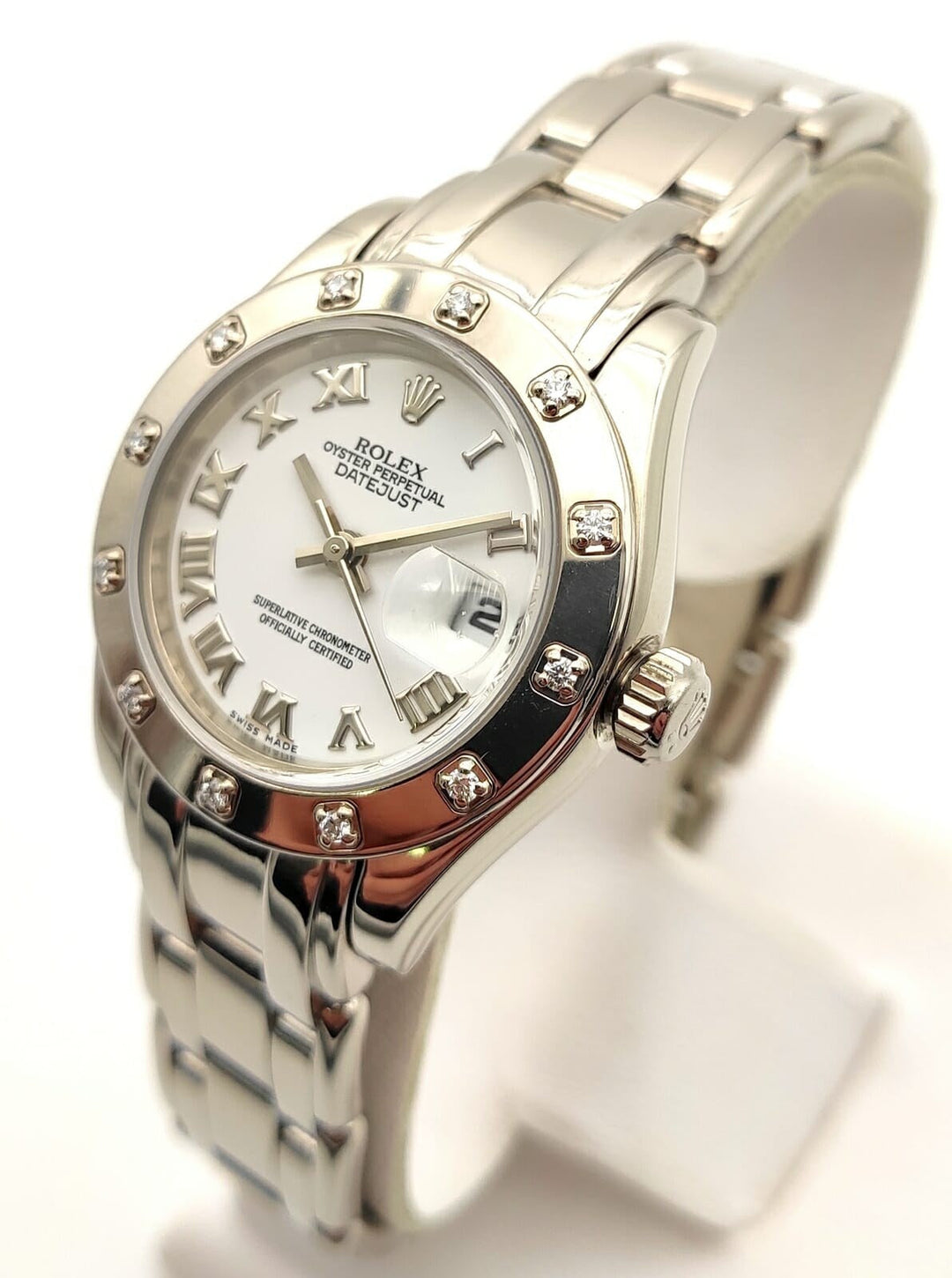 Rolex Pearlmaster 29 80319 - 29mm White Gold (Diamond Bezel) - Pearlmaster