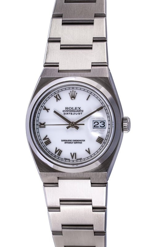 Rolex Oysterquartz Datejust 17000 - 36mm Oystersteel - Integrated Oyster