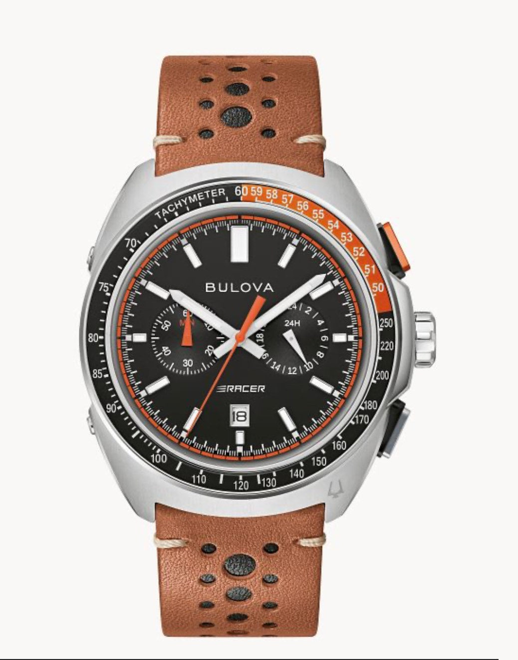 Bulova Racer Chrono Orange