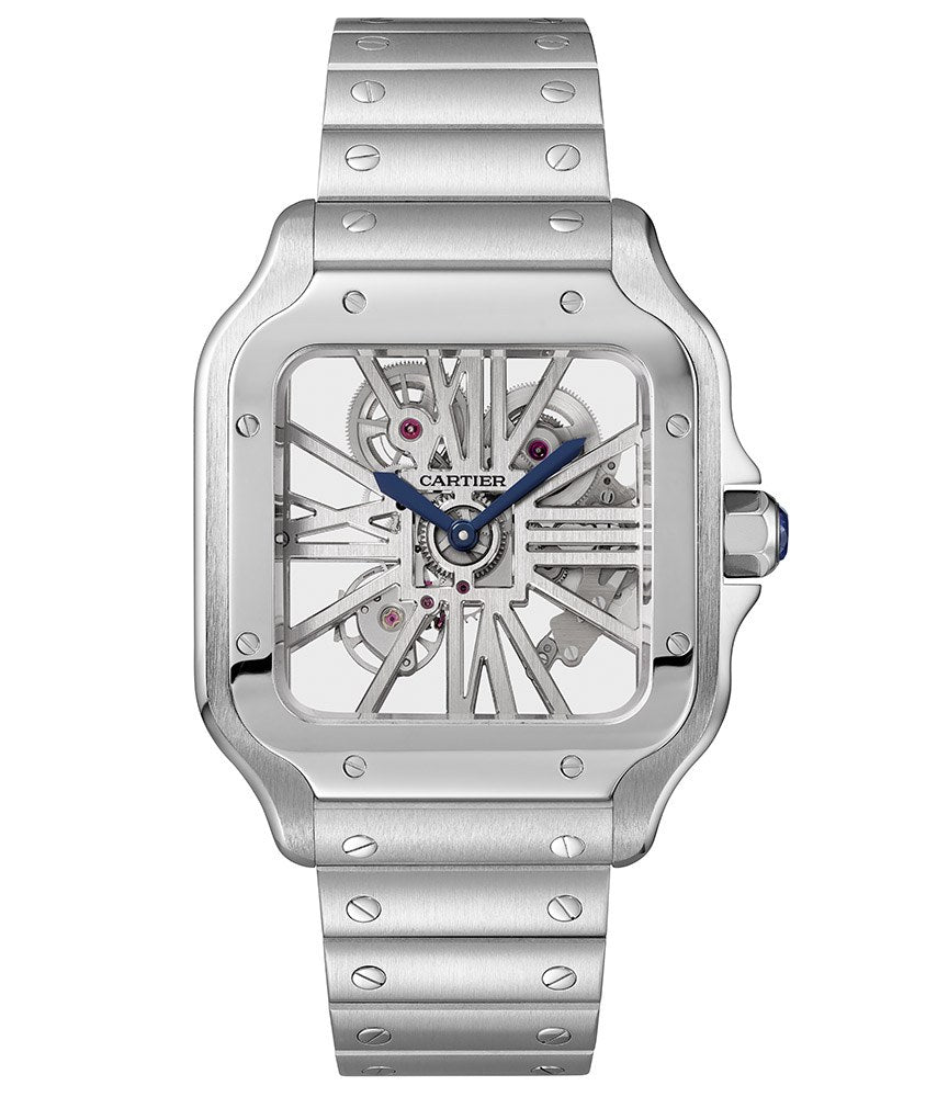 Cartier Santos Skeleton YG/Steel