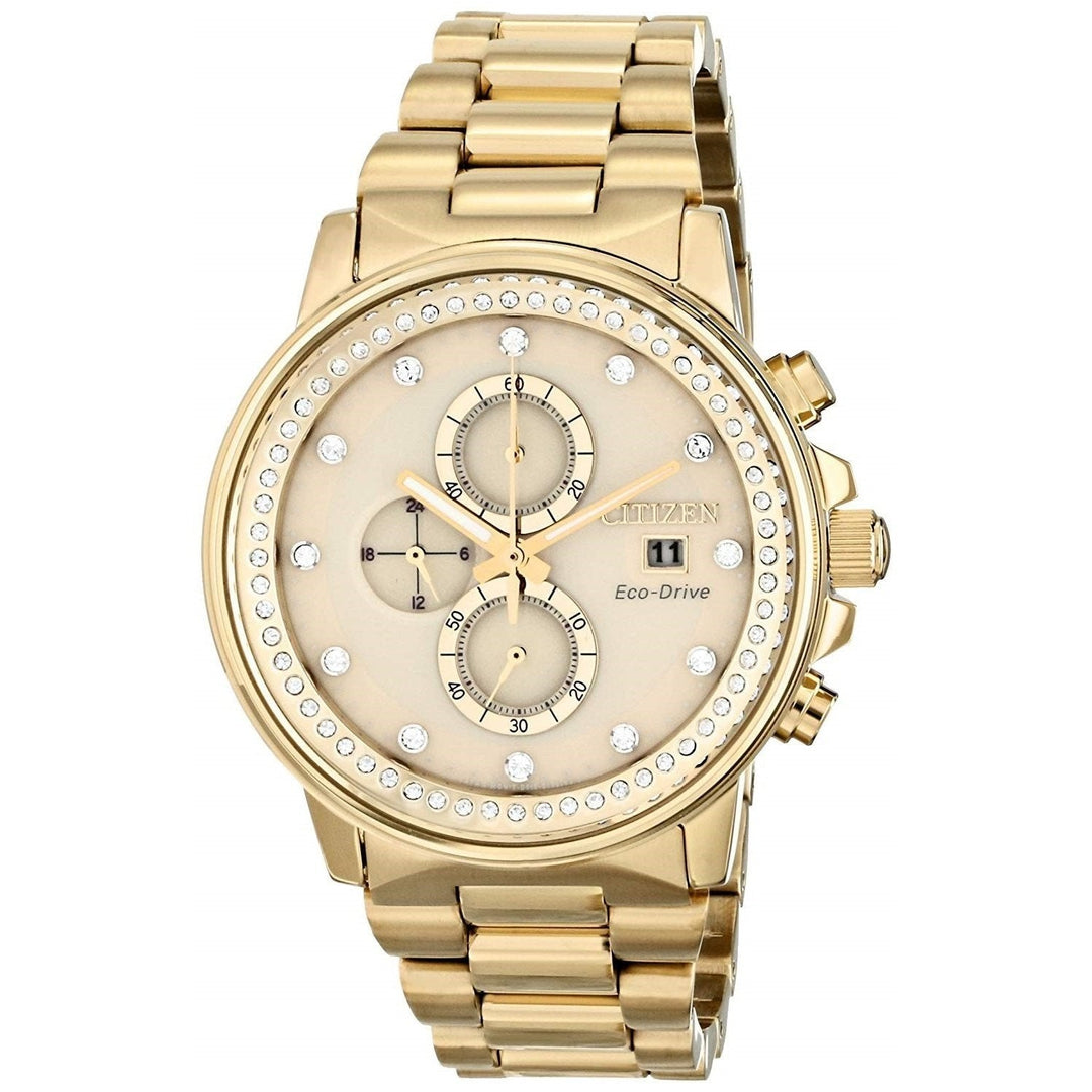Citizen NightHawk Chrono Gold Tone Mens