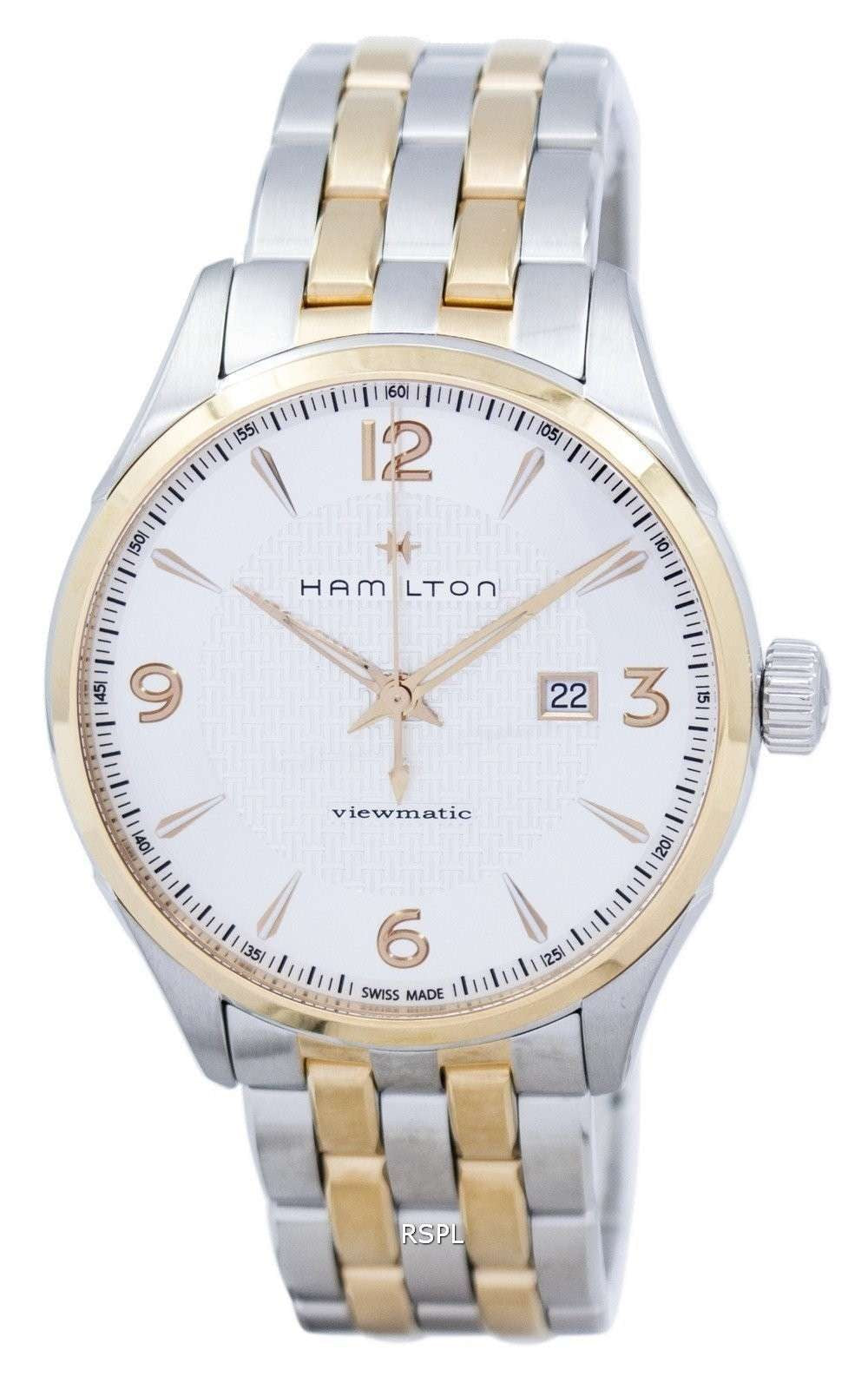 Hamilton Jazzmaster Viewmatic Gold White