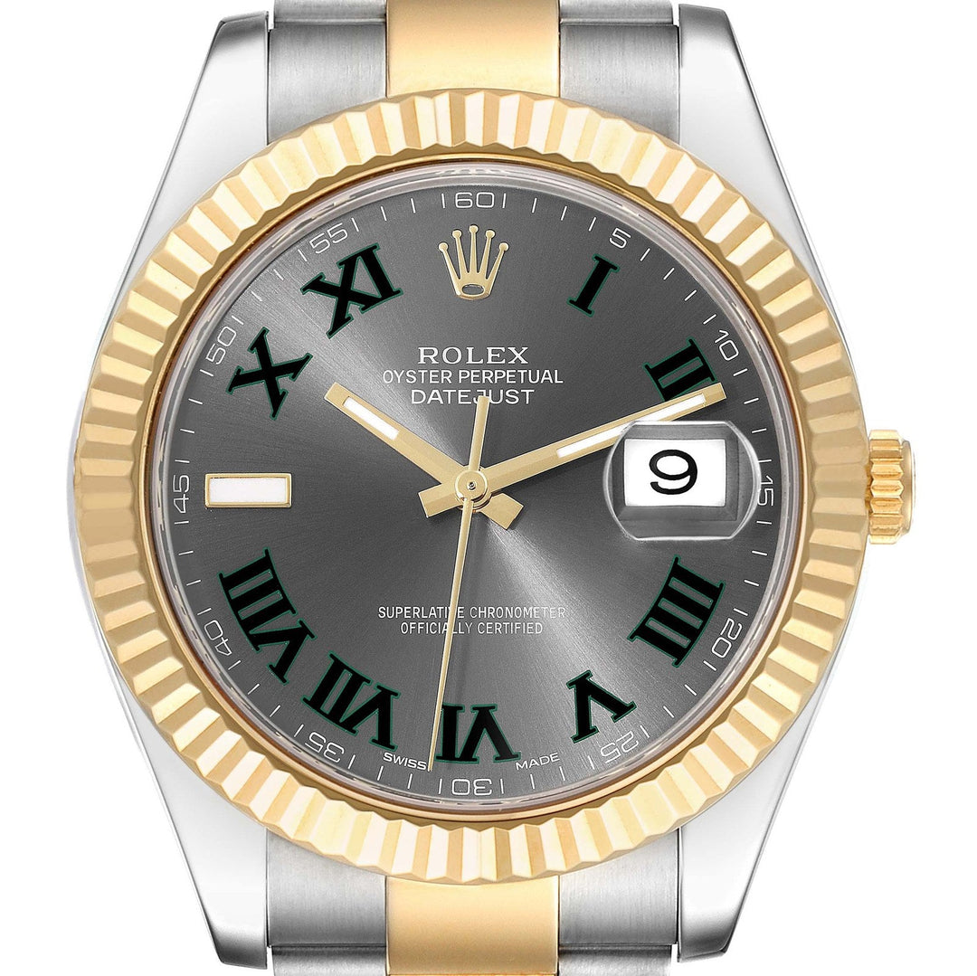 Rolex Datejust 116333 Wimbledon Dial