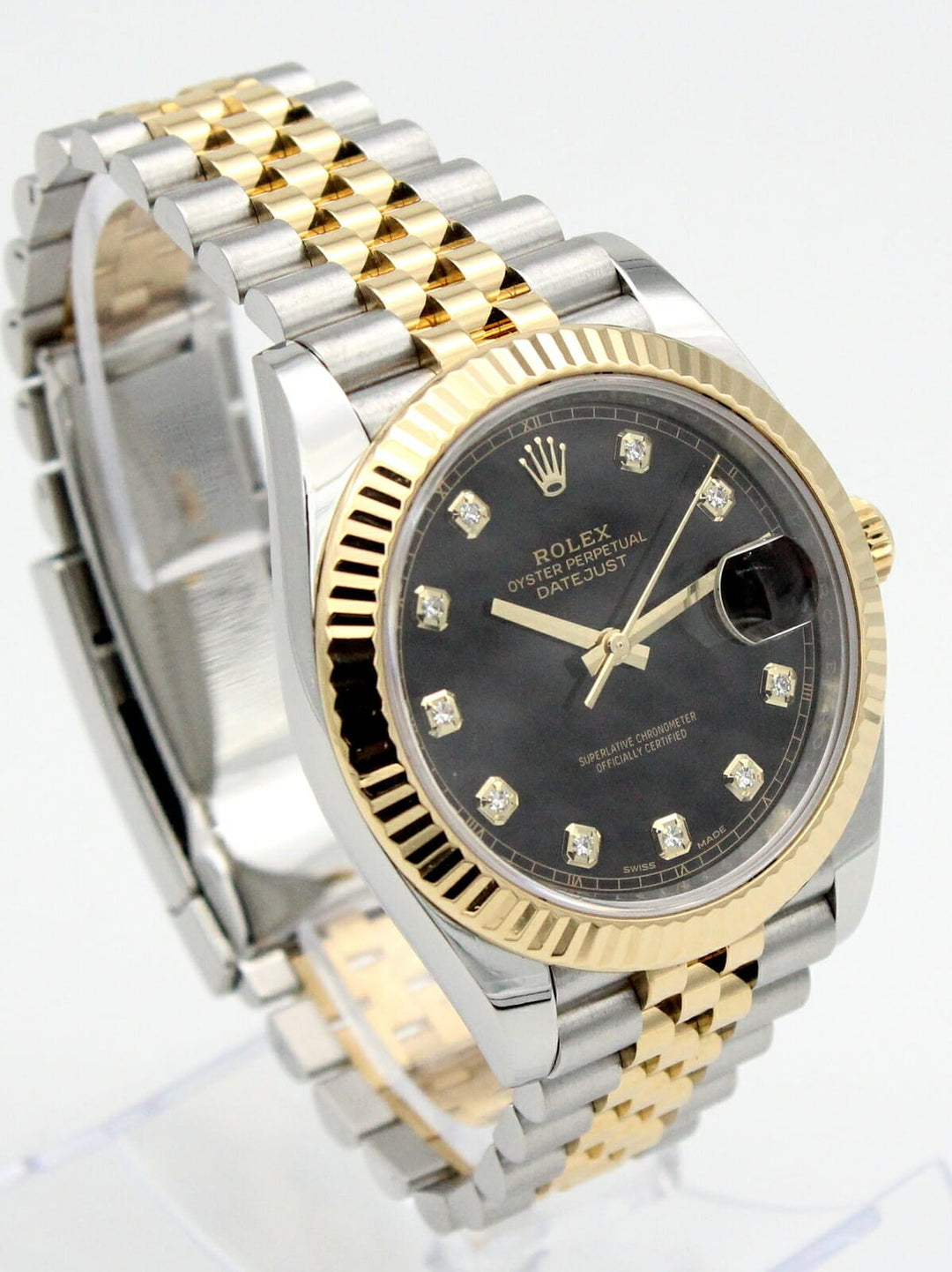 Rolex Datejust 41 Two-Tone Oystersteel Black Diamond Dial 2024