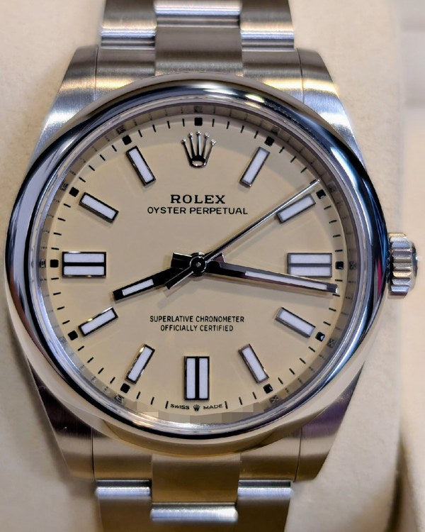 Rolex Oyster Perpetual Beige Dial Oyster Bracelet 2026