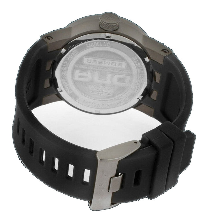 DNA Silver Dial / Black Silicone Strap Silver Dial