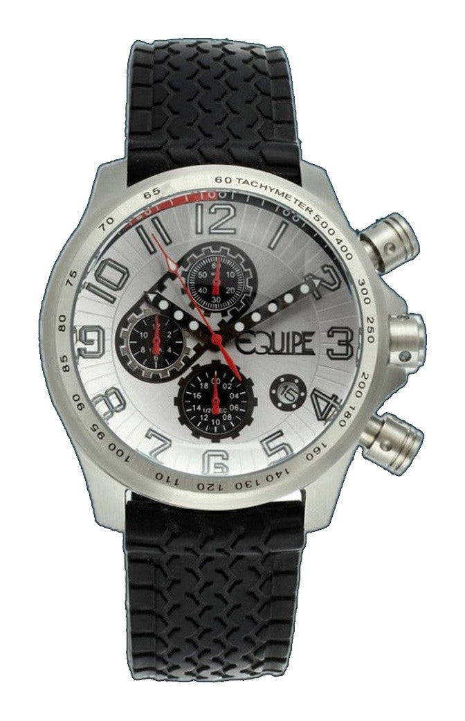 Hemi Black/Silver/White | Silver Dial