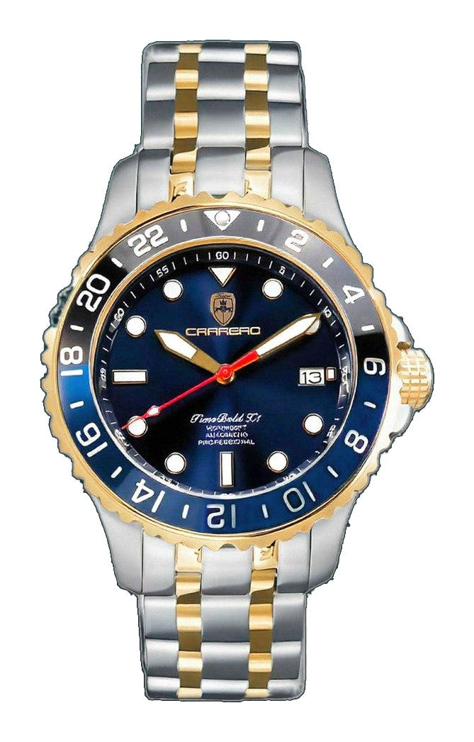TIME BOLD- X10 BLACK/BLUE | Blue Dial