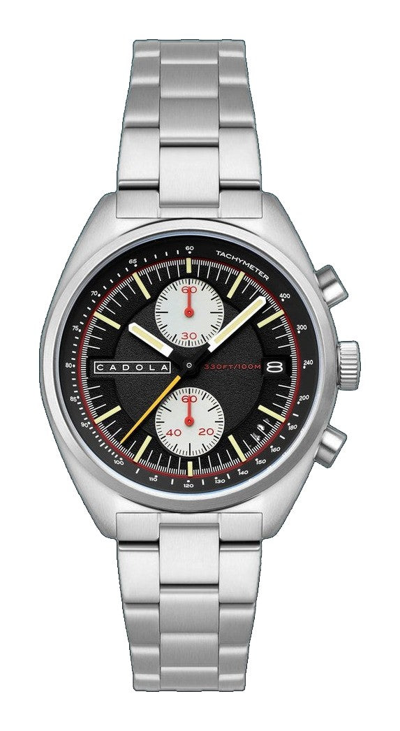 Slipstream Torque Twilight / Silver Stainless Steel Bracelet Black Dial