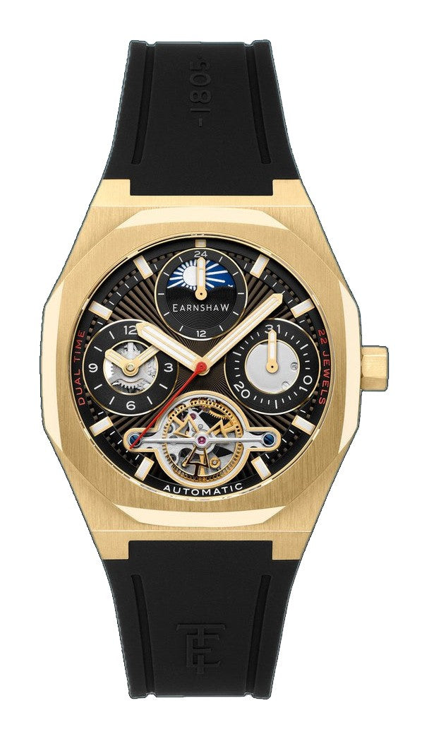 Drake Black Opulence / Black Rubber Strap Black Dial
