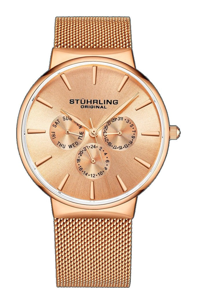 Monaco Rose/Stainless Steel/Rose Dial/Rose Case