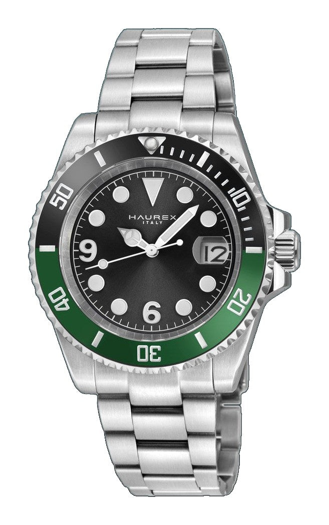 Barracuda 316L Case, Black Sunray Dial, Ceramic Bezel, 316L Stainless Steel Bracelet