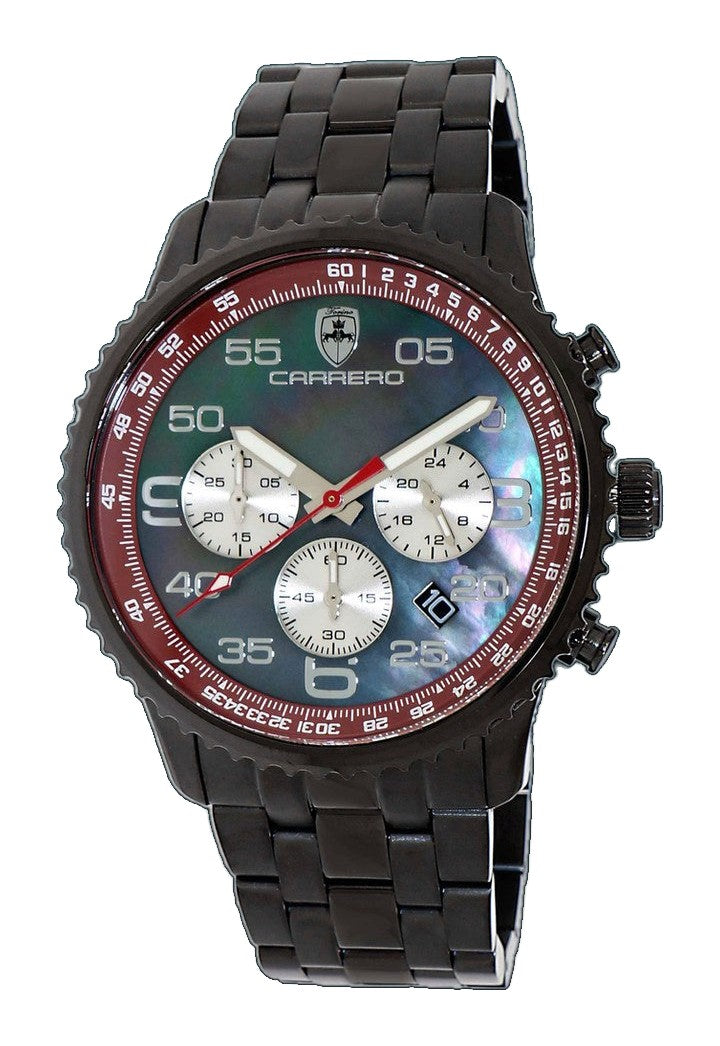 Aureum-MB BLACK-BROWN / BLACK DIAL Black Dial