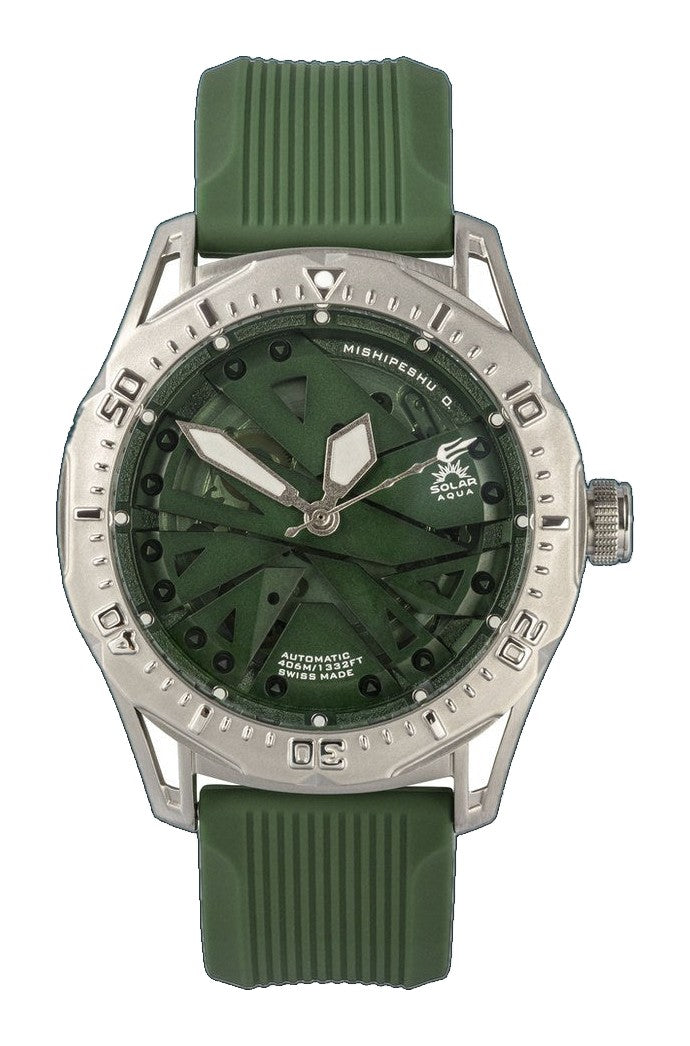 Mishipeshu O. Green Dial / Modern Strap Green Dial