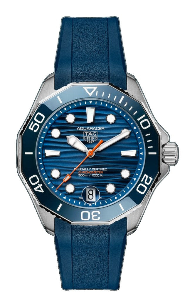 Aquaracer Professional 300 42mm Blue / Rubber | Blue Dial