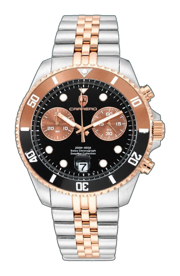 DeepMar Collection BLACK / BROWN Black Dial