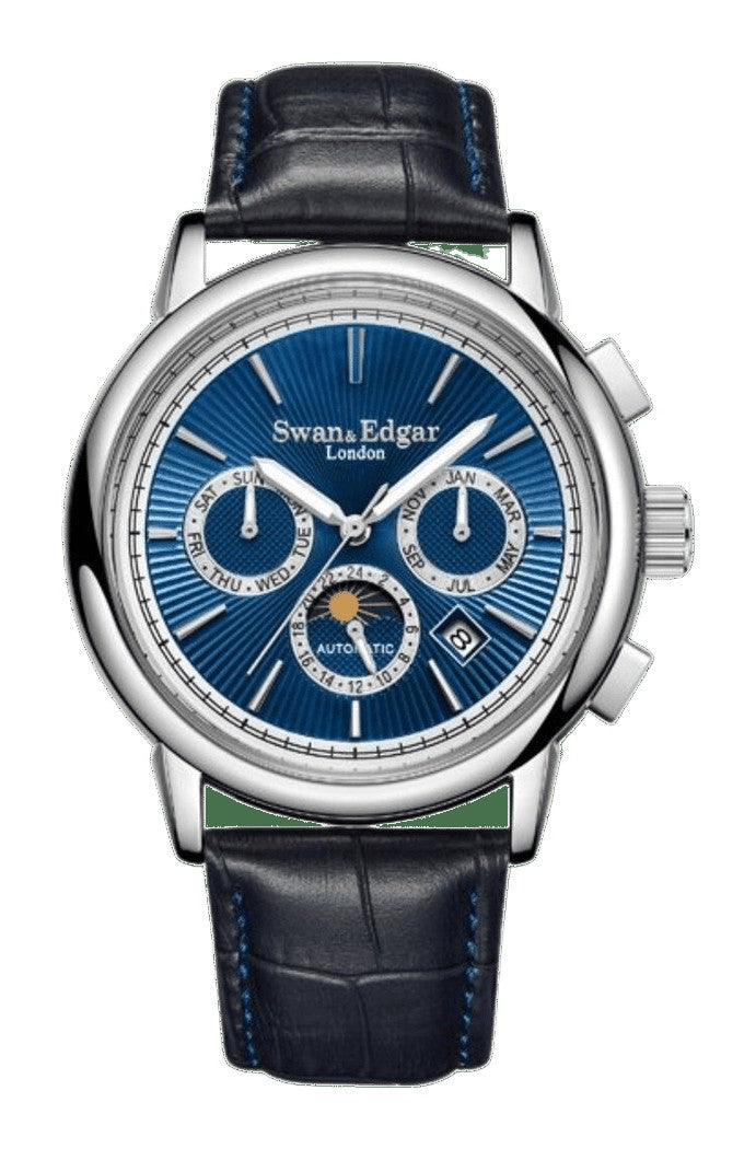 Opulent Automatic Blue/Leather Blue Dial