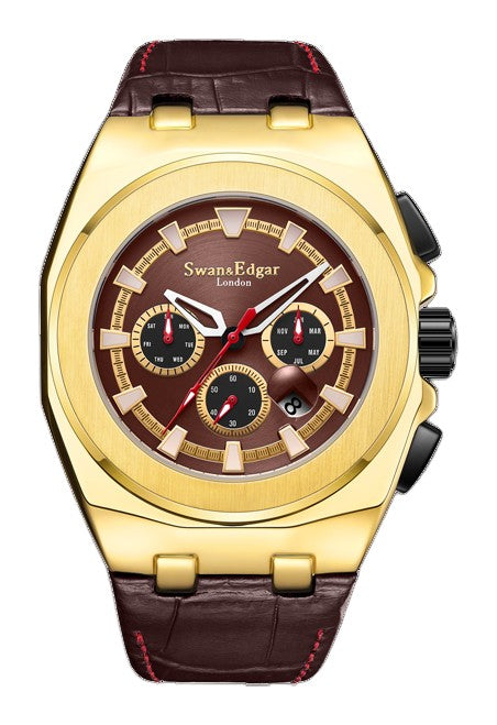 Versatility Automatic Brown/Leather Brown Dial