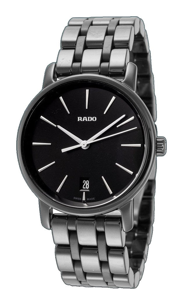 DiaMaster Black Dial Black Ceramic Bracelet 33mm Black Dial