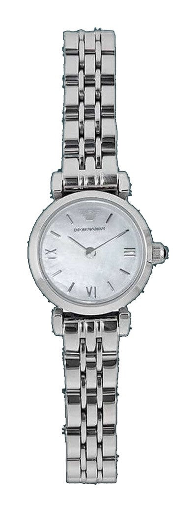 Classic White Mother-Of-Pearl Dial / Stainless Steel Bracelet Mother-of-Pearl Dial